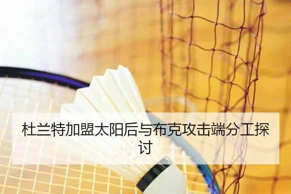 杜兰特加盟太阳后与布克攻击端分工探讨（mgsport）